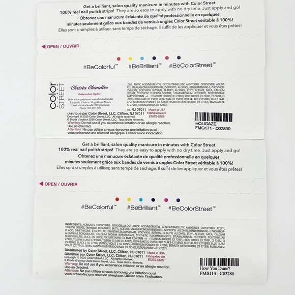 Color Street 4 Piece Bundle of Nail Polish Strips - Picture 4 of 5